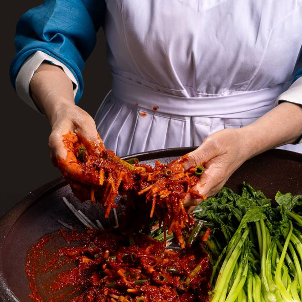 연중행사 김치 담그기 